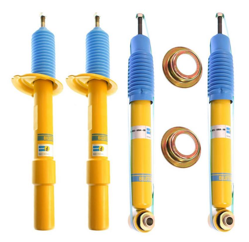 BMW Suspension Strut and Shock Absorber Assembly Kit - Front and Rear (B6 Performance) 33526785986 - Bilstein 3802089KIT